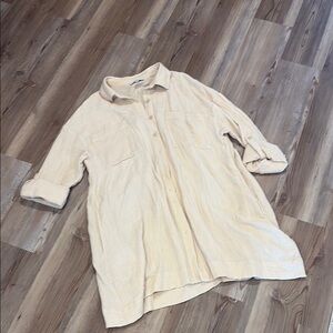 White Birch Cream Button Down Shirt